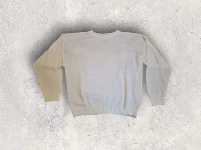 Petit pull vintage made in France écru taille 36 - photo numéro 2