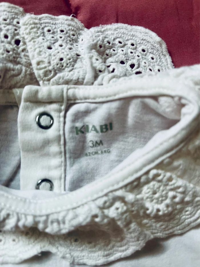 Body crème avec col-Kiabi-taille 3 mois - photo numéro 2