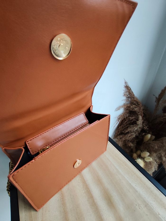 Sac Bandoulière brodé cognac - photo numéro 6