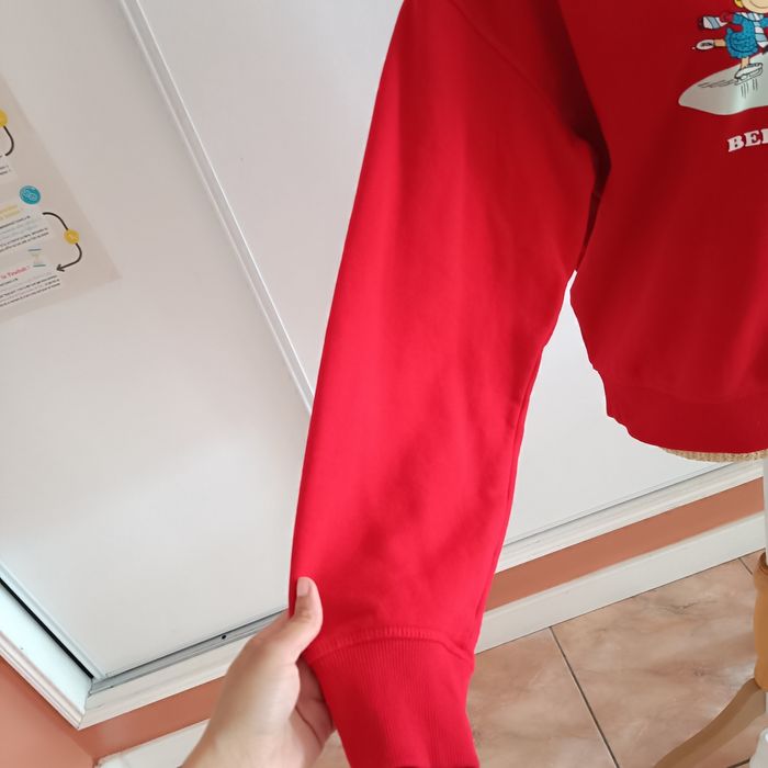 H&M Peanuts Snoopy sweat rouge - photo numéro 4