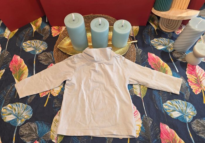 Sous pull gris 2 ans