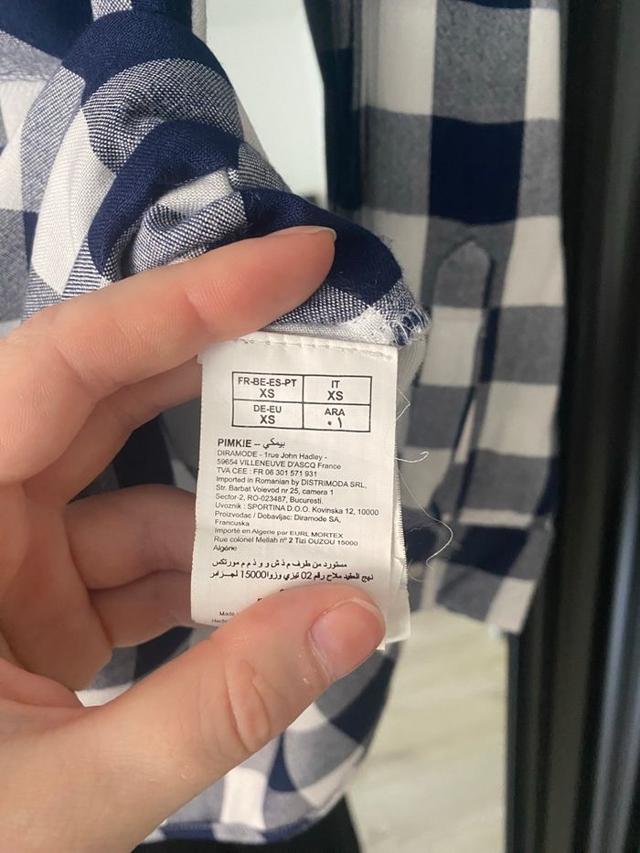 Chemise longue à carreaux Pimkie - photo numéro 2