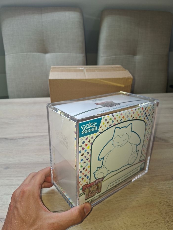 Protection acrylique etb pokemon aimantée épaisse de qualité premium - photo numéro 4