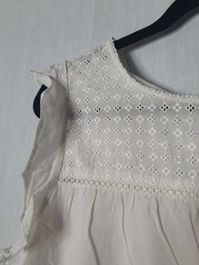 Blouse blanche en coton - photo numéro 2
