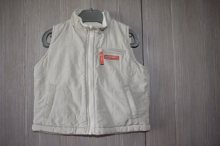 veste sans manche réversible 12 mois