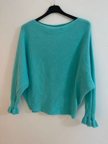 Pull doux manche chauve souris 