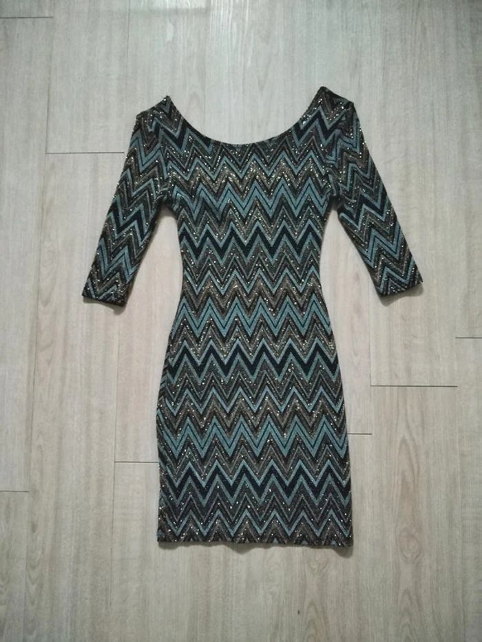 Robe de soirée à paillettes New look XS
