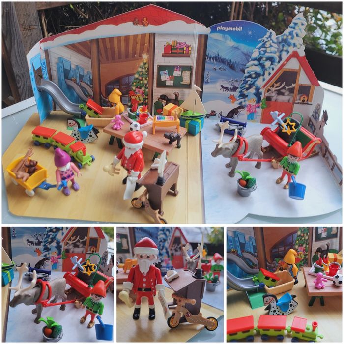 Playmobil 9264 : Calendrier de l'avent, La Fabrique du Père-Noël 🎅