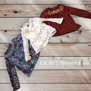 Lot de 3 blouses Sergent Major