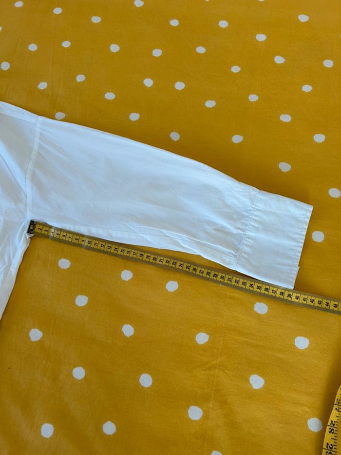 Chemise blanche gemo  été manches 3/4 - coton gemo taille 40 - photo numéro 7
