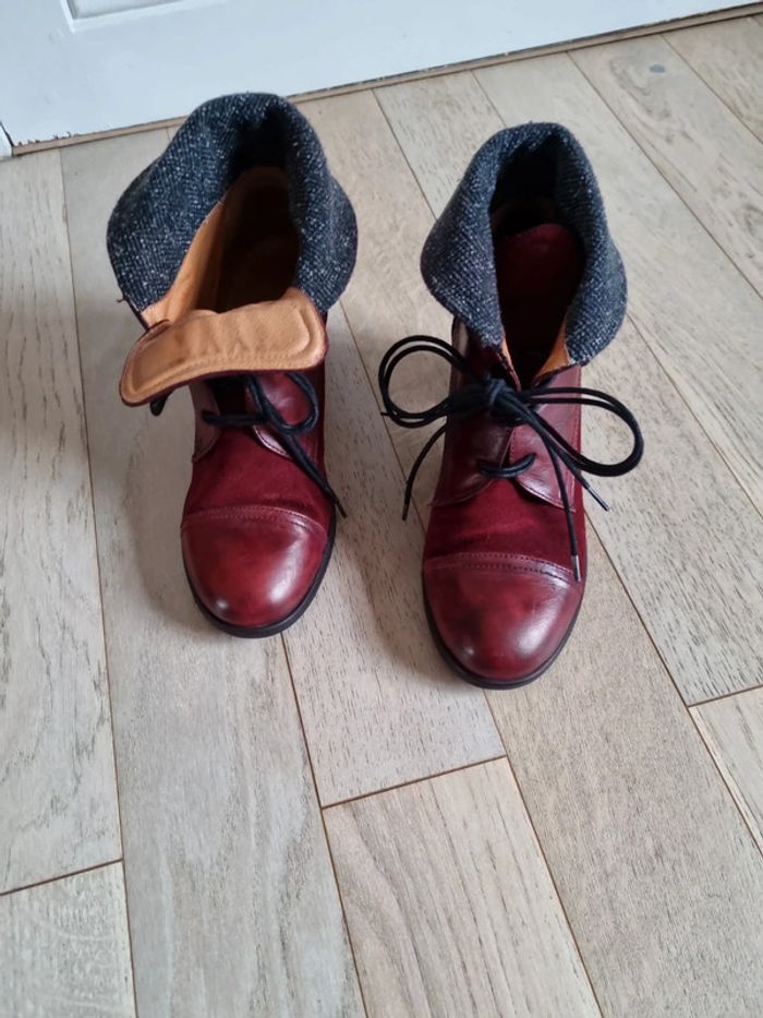 Bottines 37 hispanitas cuir - photo numéro 10