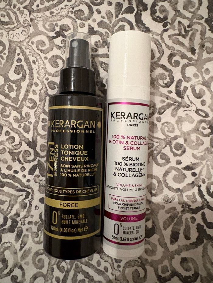 Lot de 2 produits Kerargan neufs