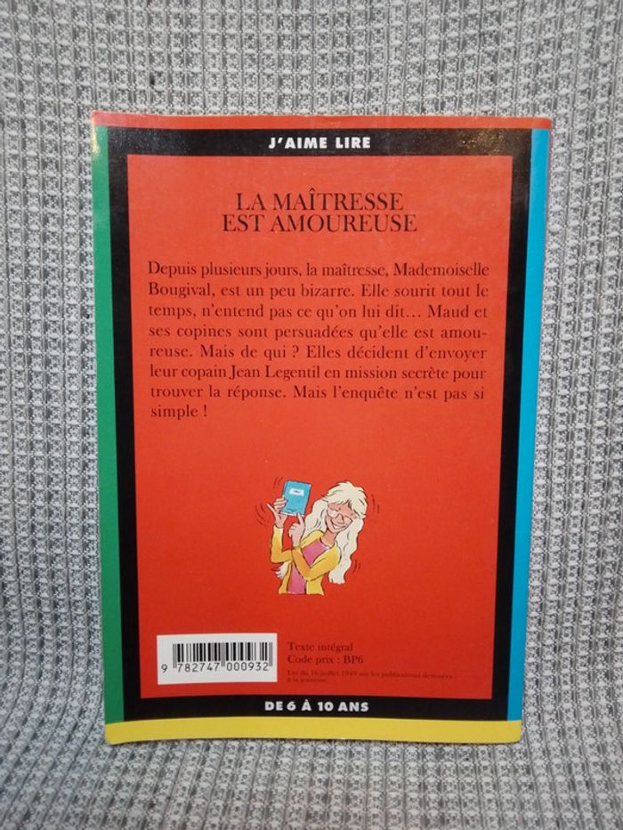 La maîtresse est amoureuse N.148 J'aime Lire - Ed. Bayard - photo numéro 2
