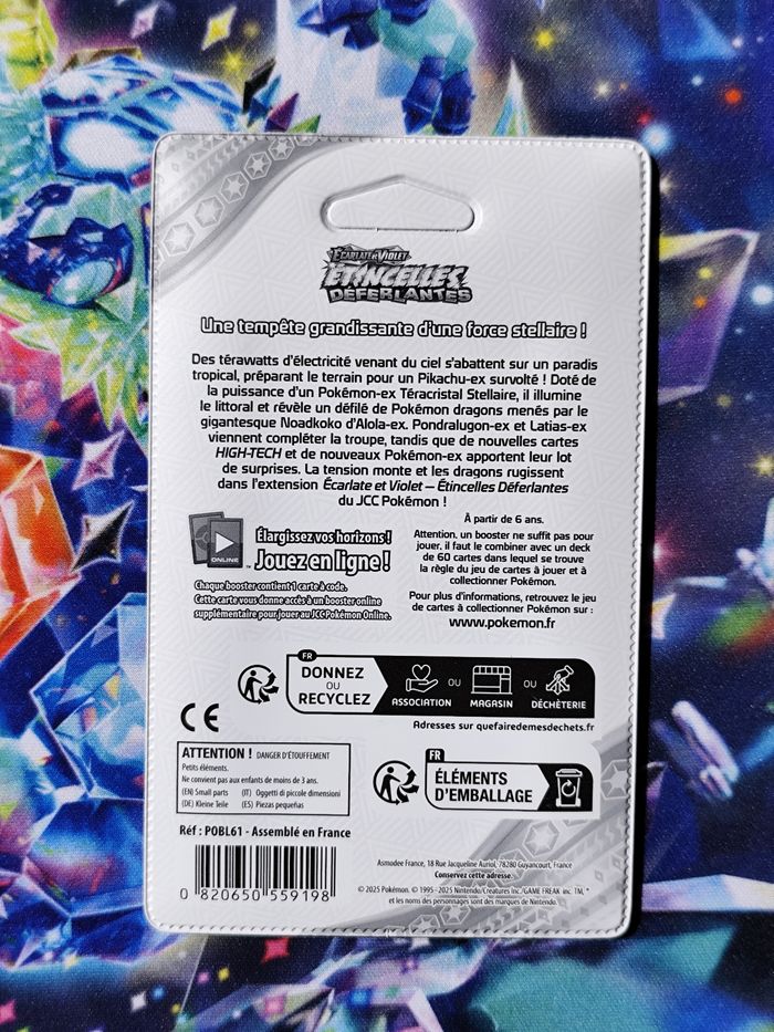 Booster étincelles déferlantes ev08 Noadkoko sous blister avec opercule - photo numéro 2