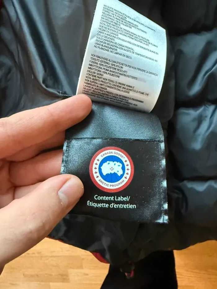 Doudoune rouge Canada Goose - photo numéro 7