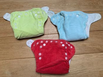 Lot 3 couches lavables et shorty lulu nature