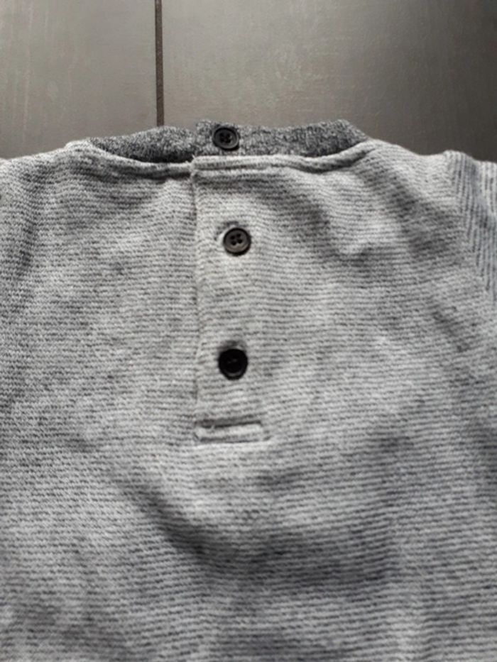 Ensemble 3 pièces sweat chaud pantalon élastiqué chaussettes 6 mois - photo numéro 10