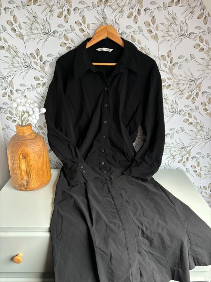 Robe longue Zara noir - photo numéro 2