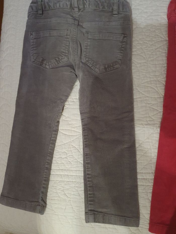 Lot 4 pantalons velour taille 3 ans - photo numéro 6