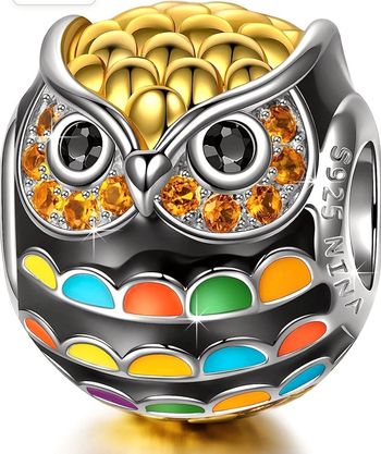 Charm chouette Argent