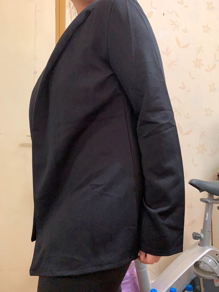 Blazer veste ouvert uni - photo numéro 5