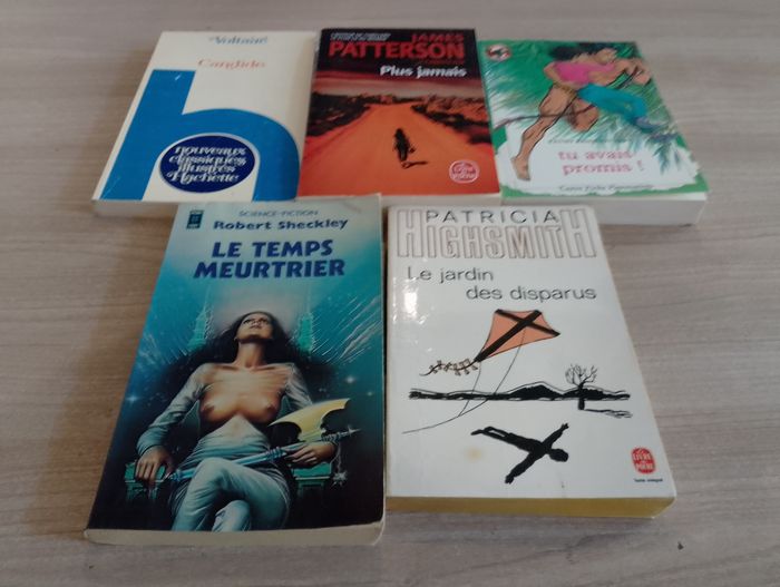 Lot de 5 livres de poche(13)(1€ les 5) - photo numéro 1