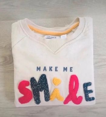 Pull fille 6 ans okaïdi make me smile