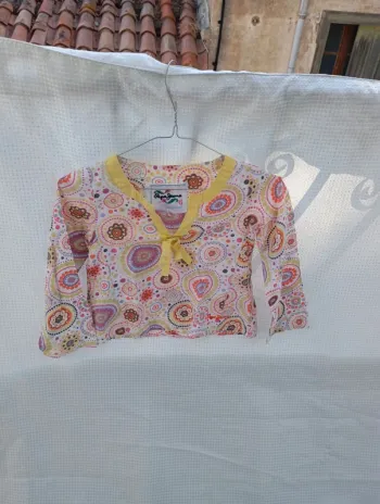 Blouse Pepe Jeans  - motifs colorés - taille 6 ans