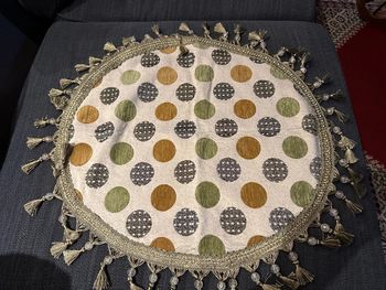 Lot de 4 petites nappes rondes