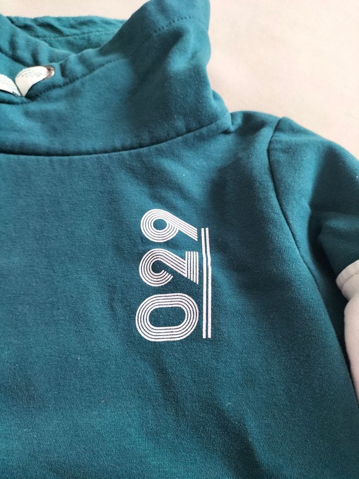 💙 Sweat col montant bleu canard - 10 ans - In extenso - Très bon état 💙 - photo numéro 3