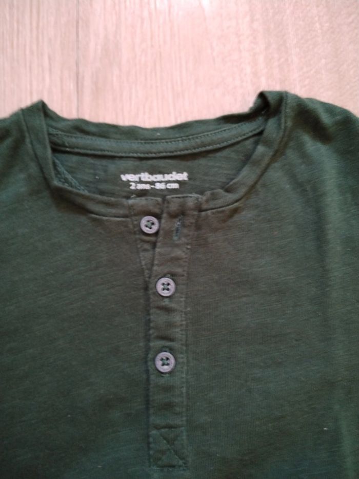 Lot 4 t-shirt manches longues unis 2 ans - photo numéro 9