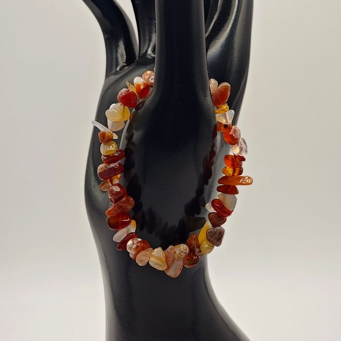 Bracelet baroque cornaline