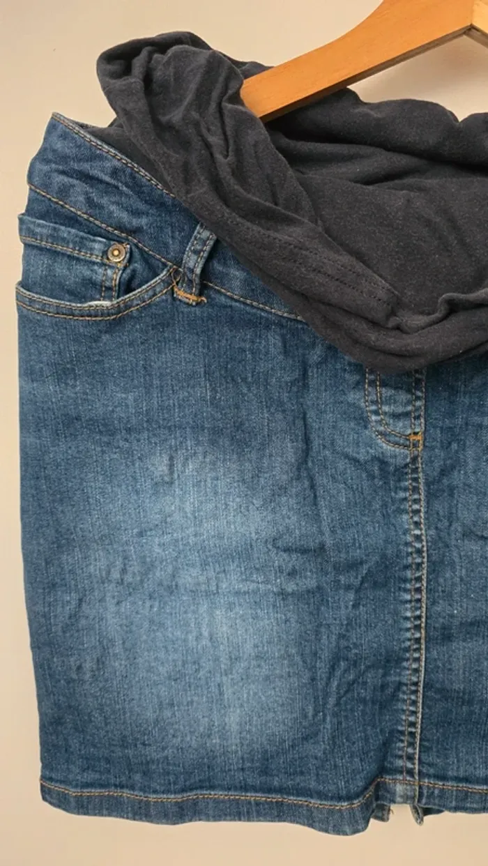 Jupe en jeans de Grossesse - photo numéro 2