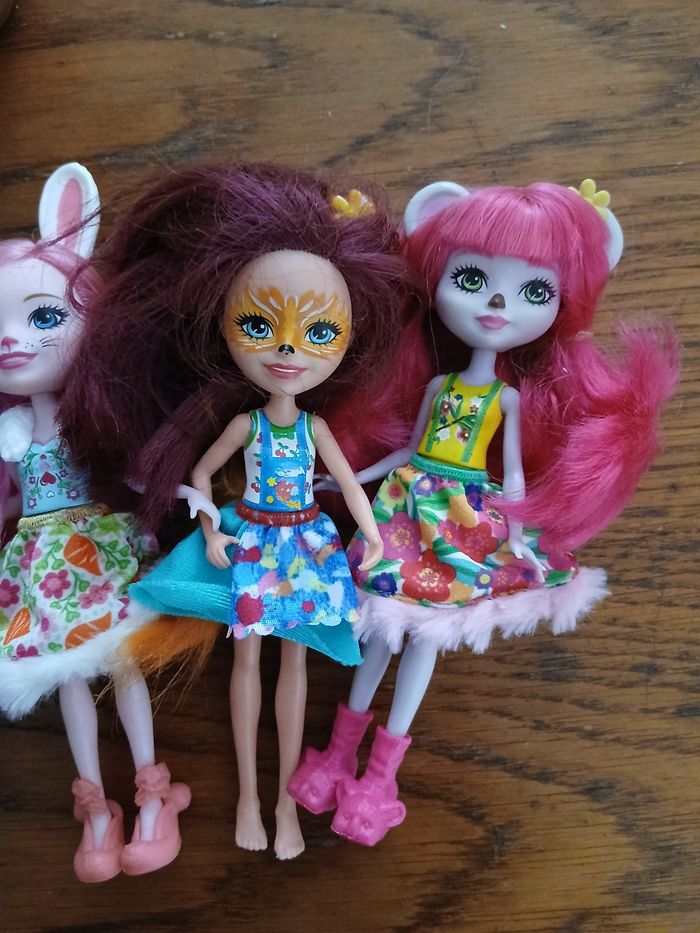Lot de 4 enchantimals - photo numéro 2
