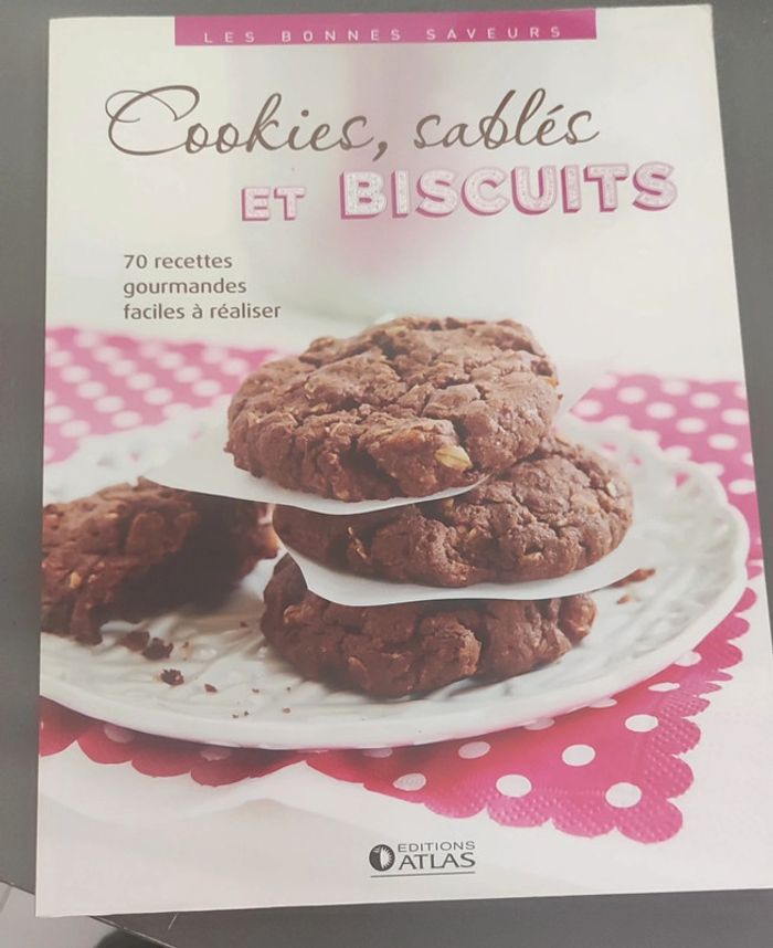 Livre cookies sablé et biscuits