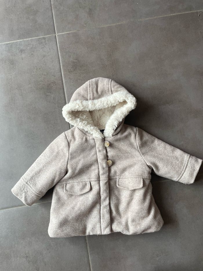 Manteau chaud beige
