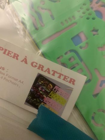 Lot de 50 feuilles à gratter format a4