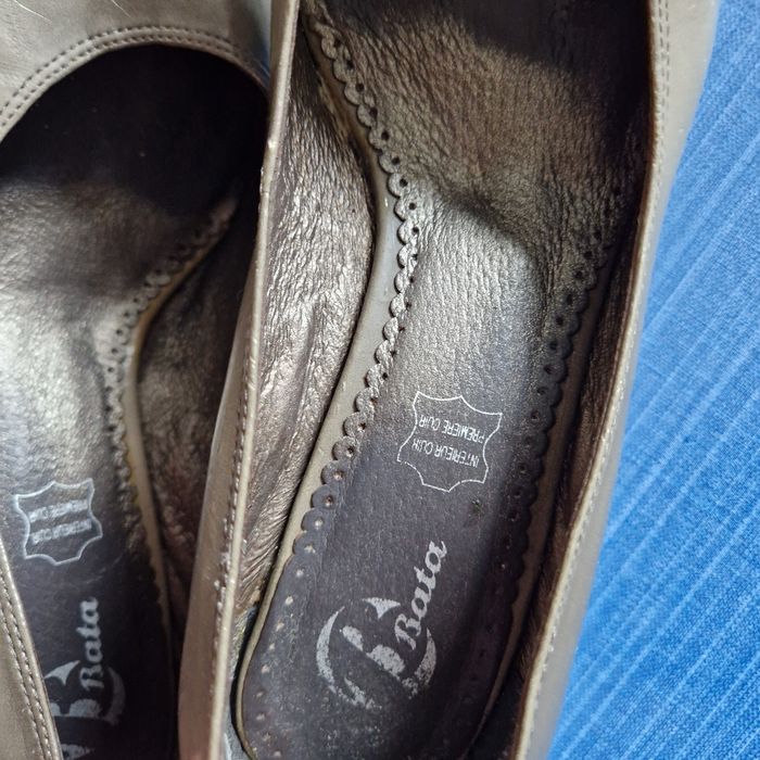 T39 escarpin kaki/marron - photo numéro 5