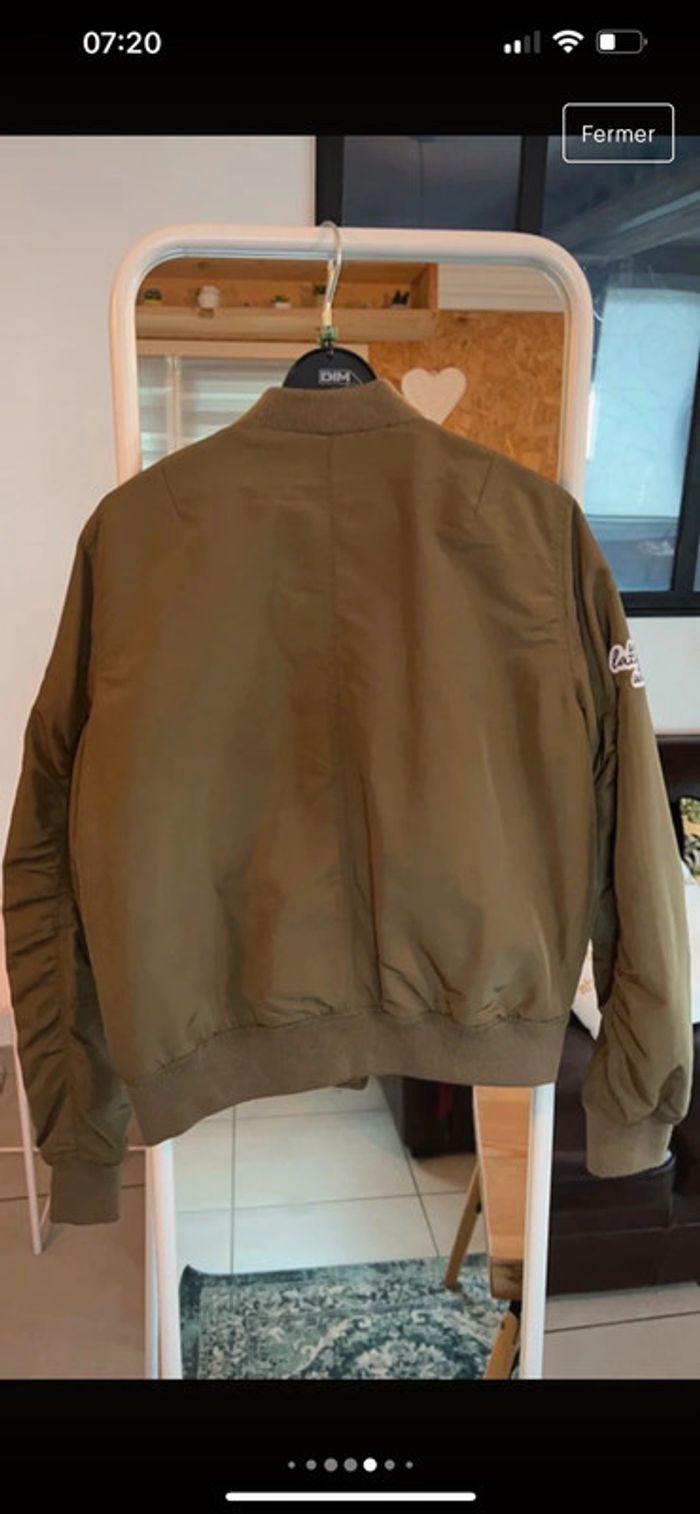 Blouson aviateur Jennyfer (neuf, kaki), S / 36 / 8 - photo numéro 8