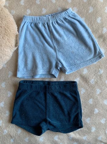 Lot 2 shorts éponges 18 mois😺