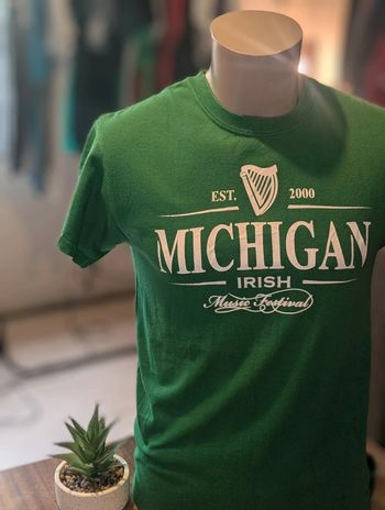 Tee-shirt Music Festival Michigan Irish Taille S