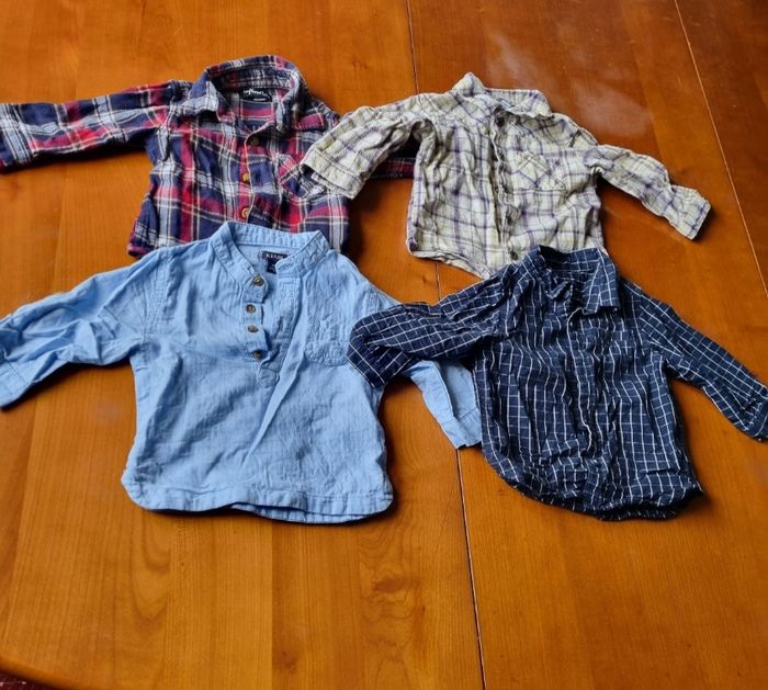 Lot 6 chemises 6 mois