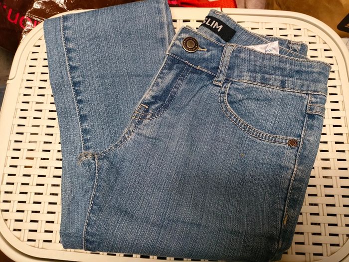 Jean fille slim 10 ans