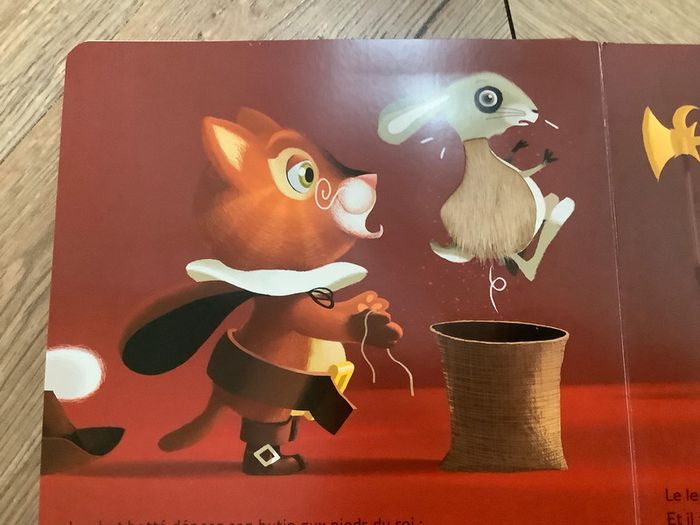 Livre: le chat botté avec textures Neuf - photo numéro 5