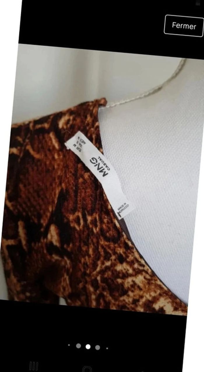 Robe python Mango neuve - photo numéro 5