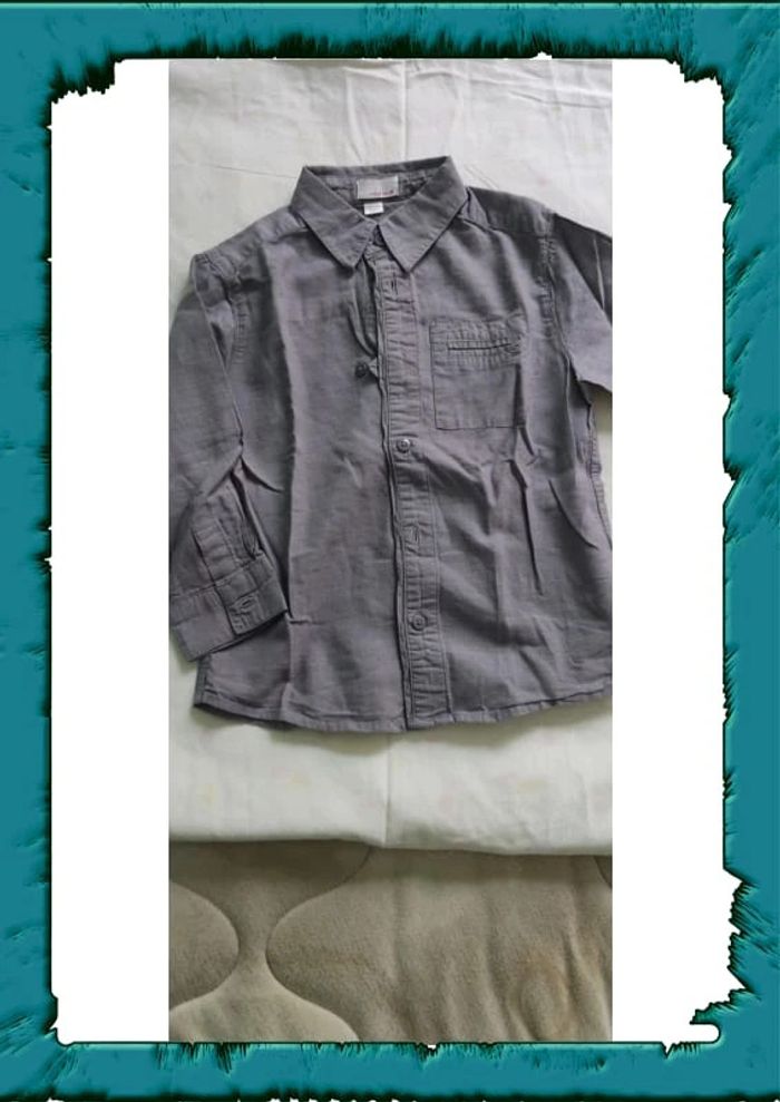 Chemise grise manches longues - photo numéro 4