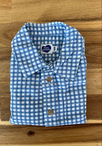 Chemise MC Mots d’enfants 18 mois
