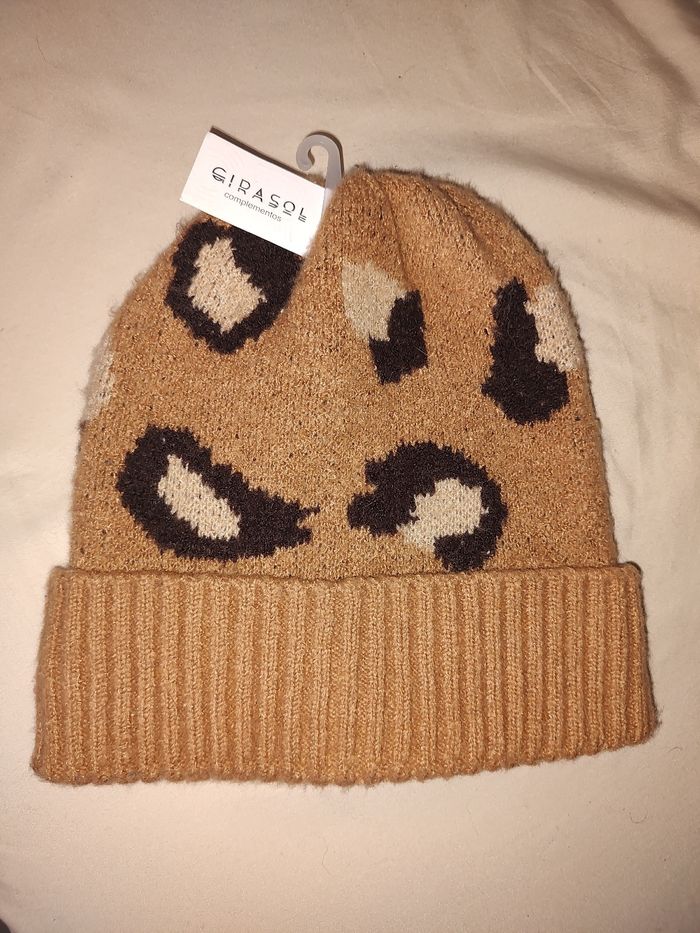 Bonnet femme léopard neuf taille unique - photo numéro 2