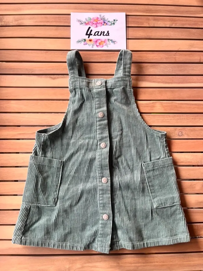 Robe velours côtelé Zara 4 ans