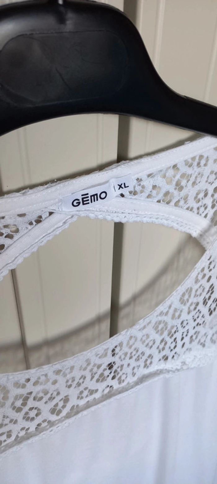 Tee shirt blanc manches longues femme - photo numéro 4